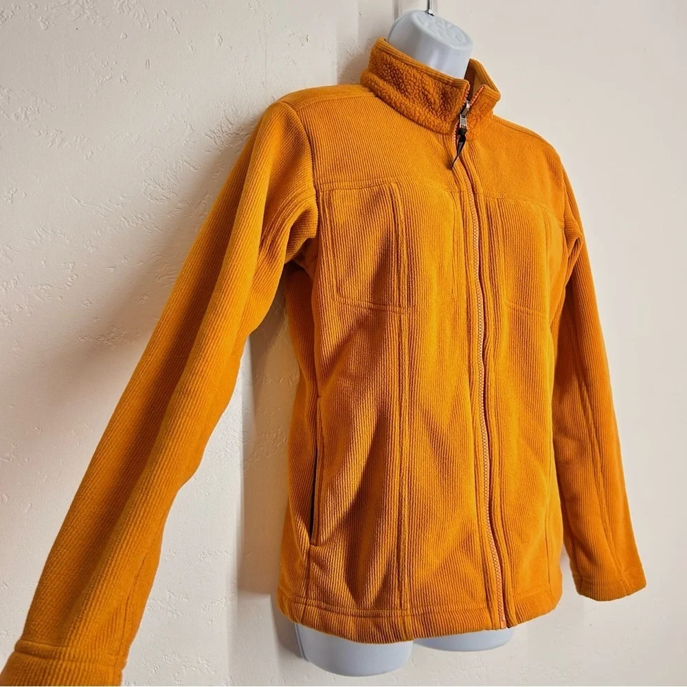 Patagonia Vintage Women’s Synchilla Fleece Full-Zip Jacket Size M Rust Orange